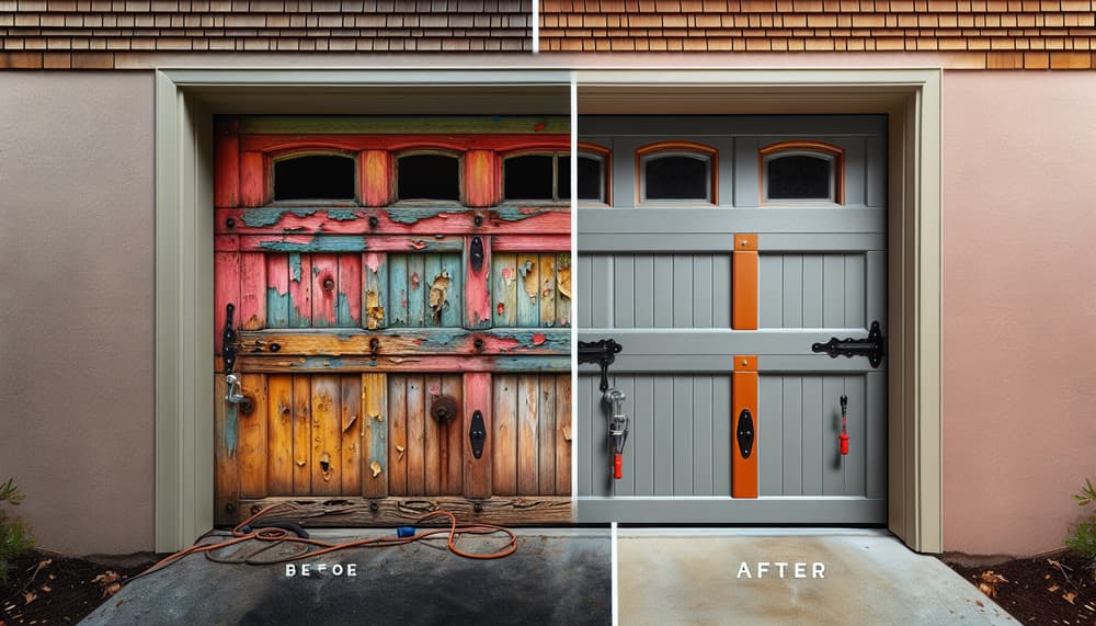 Garage door work in Gilroy