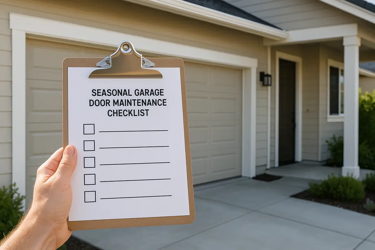 Seasonal Garage Door Maintenance Checklist for Gilroy, CA – A & B Garage Door Repair