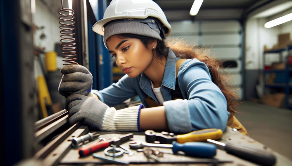 Garage door work in Gilroy